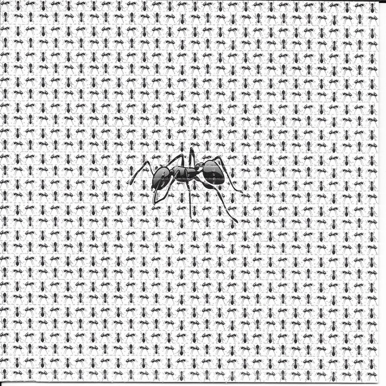Ink Blotter Paper - アリ動物サイケデリック LSD 酸フリー blotter アートプリントトリッピー穴あき紙絵画壁絵家の装飾ポスターキャンバス