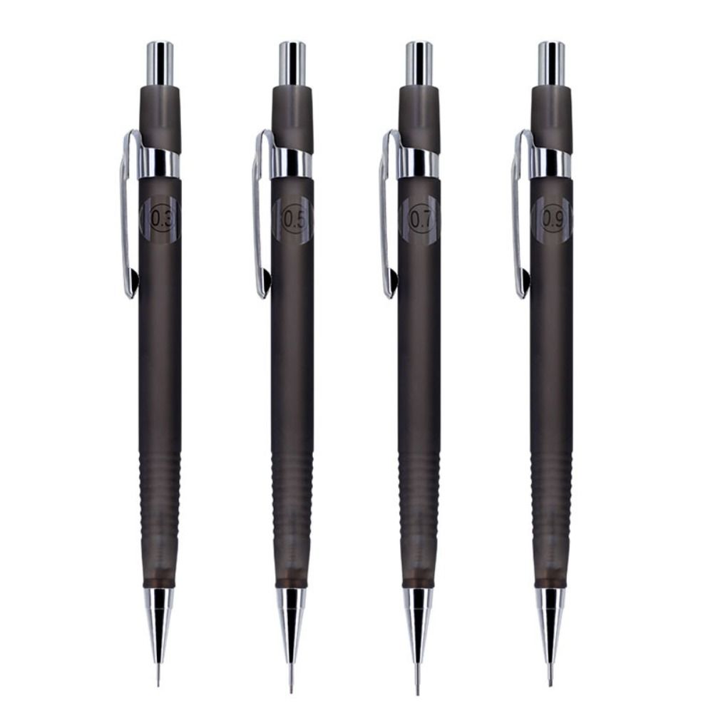 Mechanical Pencil 0.3 - 新しい0.3/0.5/0.7/0.9mmシャープペンシル、消しゴム内蔵、ソフトグリップ、自動鉛筆、ギフトに最適