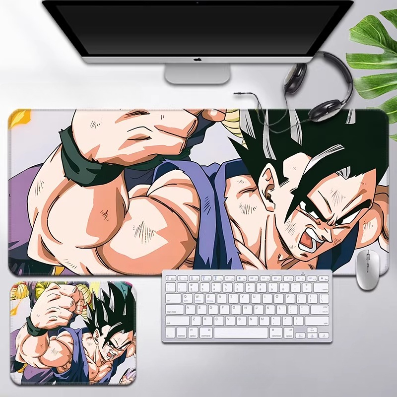 漫画 HD プリントドラゴンボールレザーマウスパッド孫悟空ス - Leather Desk Pad のレビューと価格
