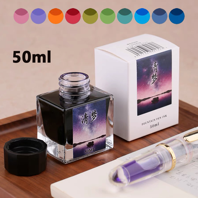 Majohnガラスボトルインク、万年筆インク、学校の執筆用の - Fountain Pen Bottled Ink のレビューと価格