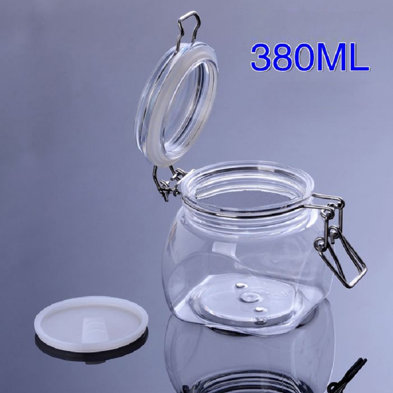 380ml透明プラスチックボトルシーリングポット/ジャー缶ク - Gel Refill Pack のレビューと価格