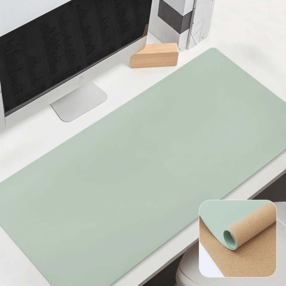 デスクブロッター レザーライティングパッド コルク防水テーブ - Leather Desk Pad のレビューと価格