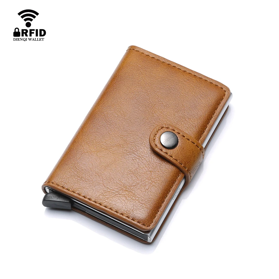 Rfid メタル訪問クレジットカードホルダー男性財布高級ビジ - Index Card Holder のレビューと価格