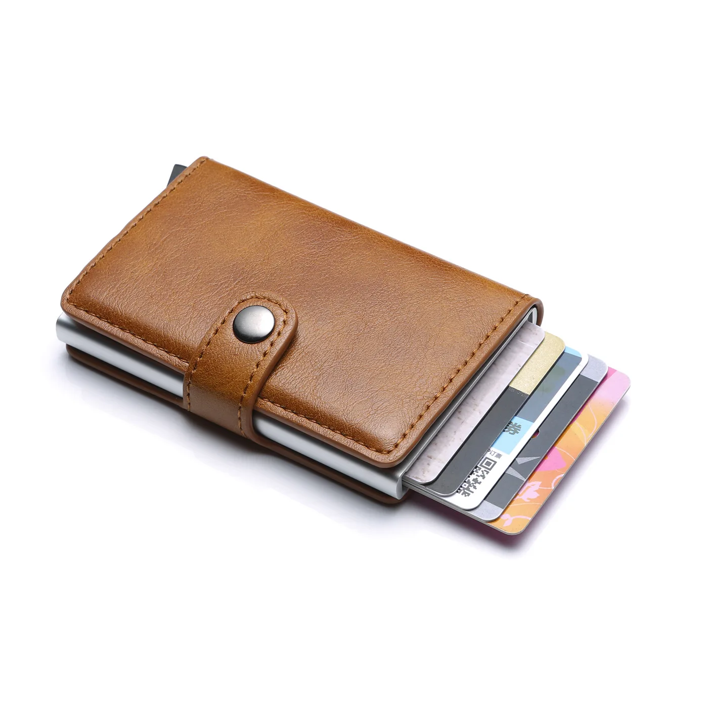 Rfid メタル訪問クレジットカードホルダー男性財布高級ビジ - Index Card Holder のレビューと価格