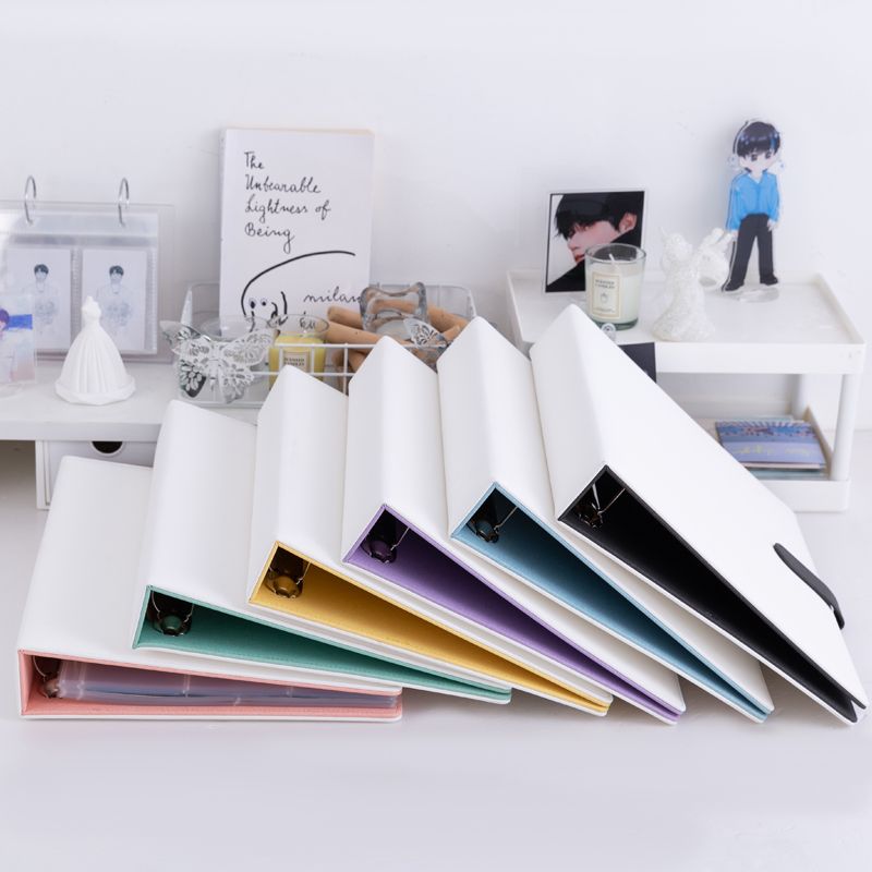 カラーブロッキングバインダー A4 ルーズリーフ フォトカー - Binder A4 Lever のレビューと価格