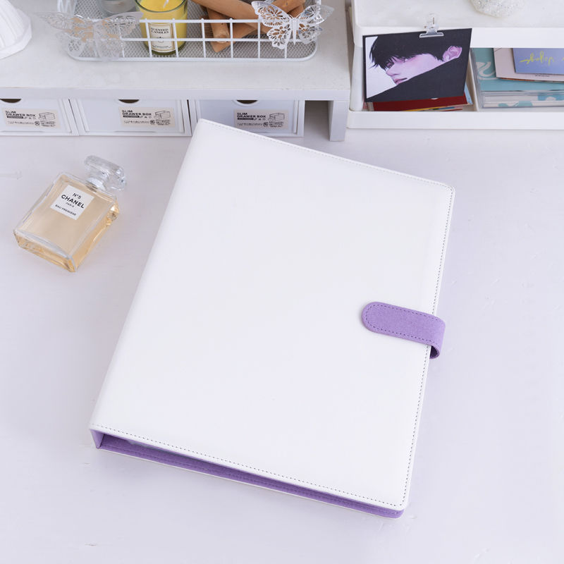 カラーブロッキングバインダー A4 ルーズリーフ フォトカー - Binder A4 Lever のレビューと価格