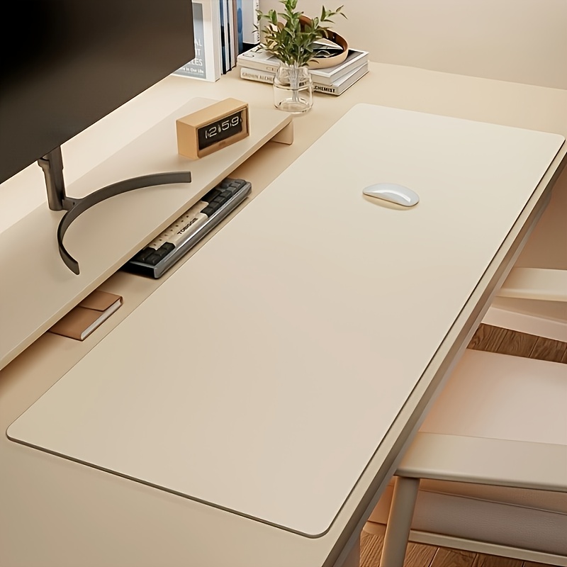 1個入り大型PUレザーマウスパッド、滑り止め防水デスクパッド - Leather Desk Pad のレビューと価格