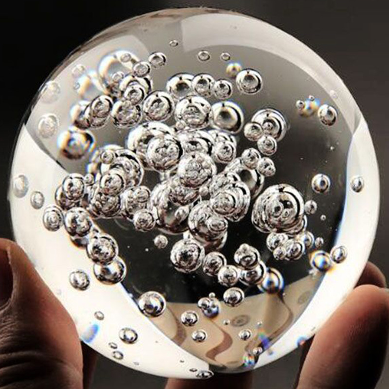 透明な水晶玉,40/60/80mm,オフィスや家庭の装飾,風 - Paper Weight Crystal のレビューと価格