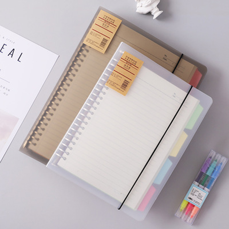A4/B5/A5 ルーズリーフ リフィル バインダー ノート - Binder A4 Lever のレビューと価格