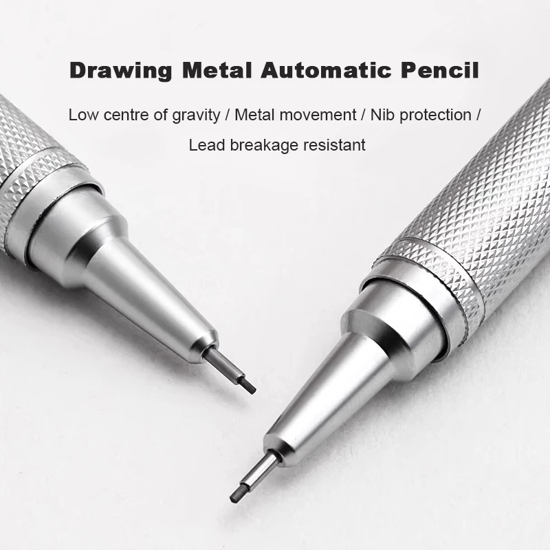 低重心金属シャープペンシルセット 0.3-0.7 ミリメート - Mechanical Pencil 0.3 のレビューと価格