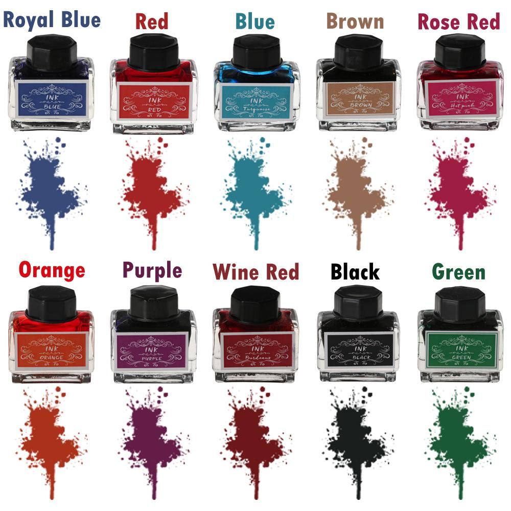 万年筆用カーボンフリーインク、非カーボンインク、文房具ボトル - Fountain Pen Bottled Ink のレビューと価格