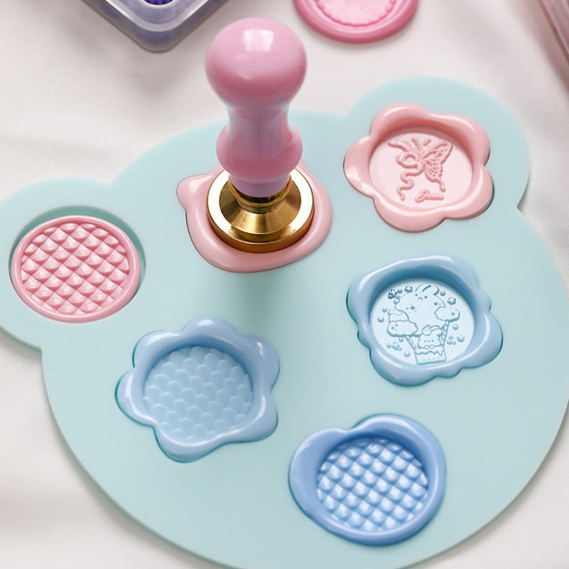 ワックスシールスタンプシリコンモールドパッド 25mmスタン - Wax Seal Stamp Set のレビューと価格