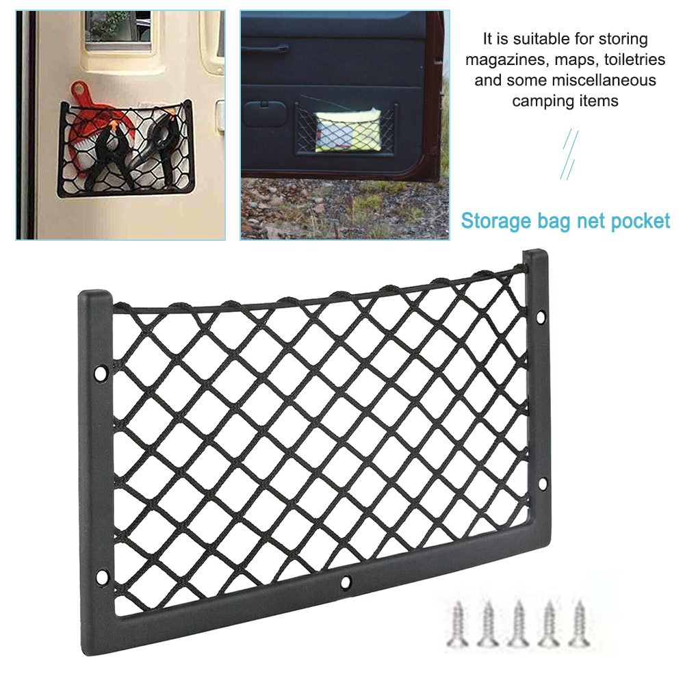 カーシートバック収納ネット弾性マガジンホルダーラックカーメッ - Magazine Holder Rack のレビューと価格