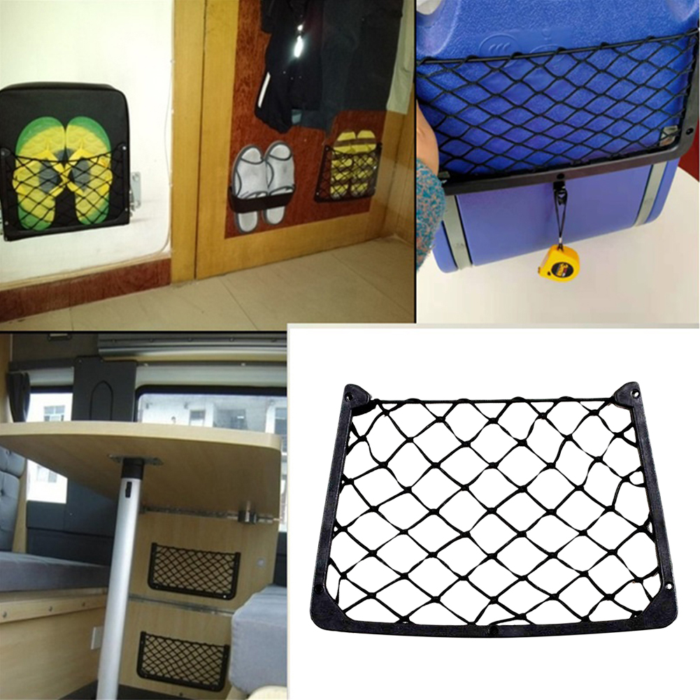 カーシートバック収納ネット弾性マガジンホルダーラックカーメッ - Magazine Holder Rack のレビューと価格