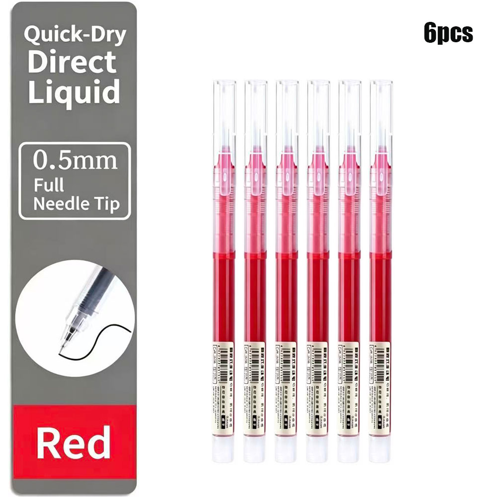 6 パック クリック ゲル ペン 0.5 ミリメートル ブラ - Gel Refill Pack のレビューと価格