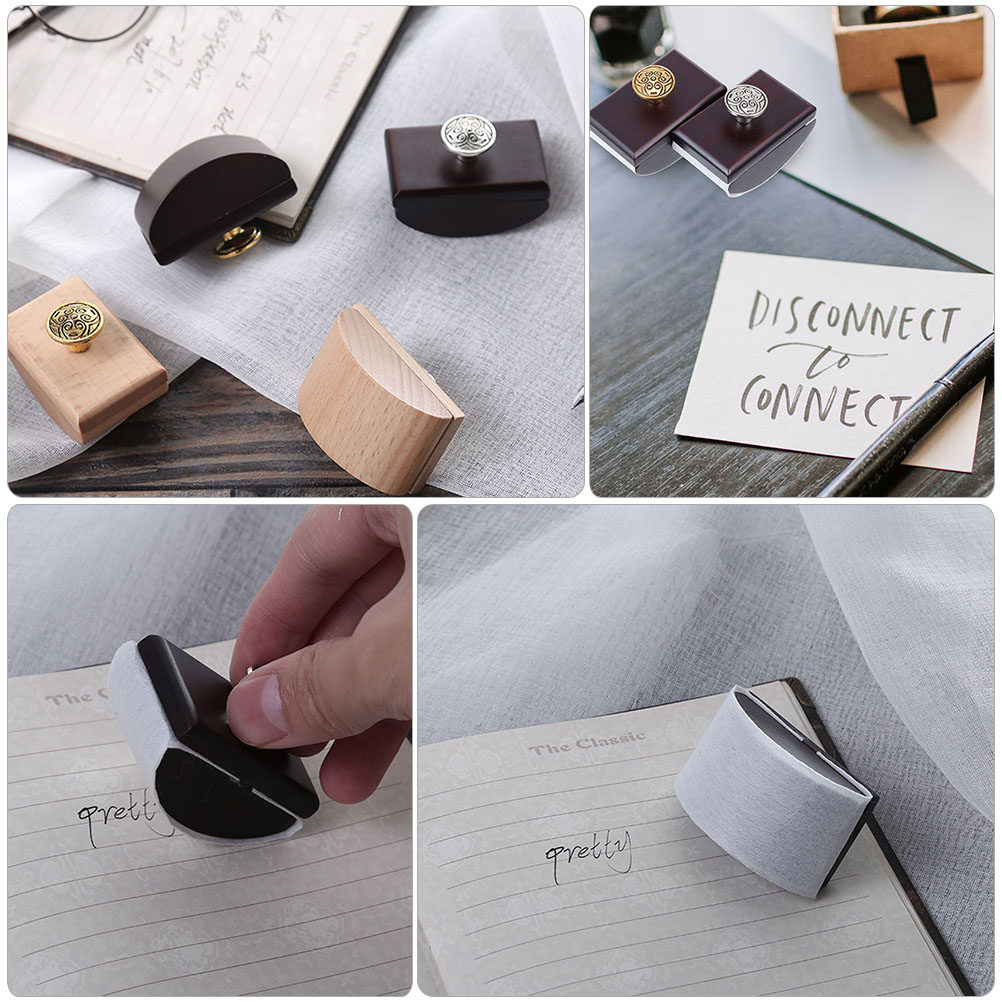 2枚入り木製ロッカーブロッターインク吸収紙ティッシュ、万年筆 - Ink Blotter Paper のレビューと価格