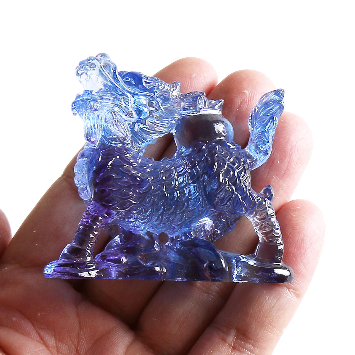 中国の琉璃製風水貔貅像、ペーパーウェイト、動物の置物、素晴ら - Paper Weight Crystal のレビューと価格