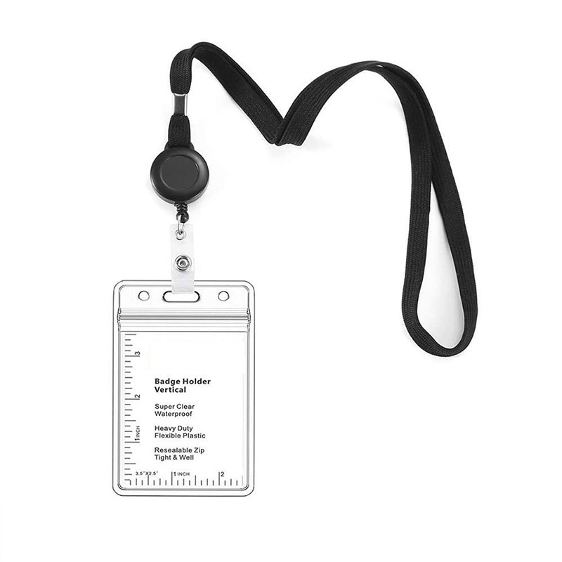 1-3個入り 防水IDバッジホルダー ランヤード＆ロブスター - Index Card Holder のレビューと価格