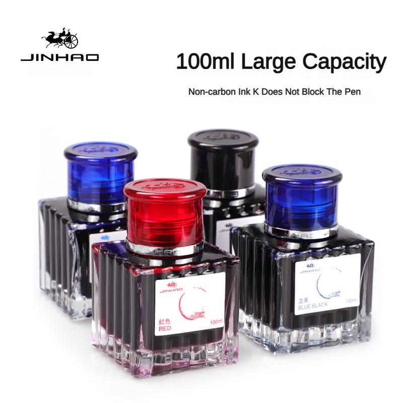 Jinhao-非カーボン万年筆インクカートリッジ、ガラス瓶詰 - Fountain Pen Bottled Ink のレビューと価格