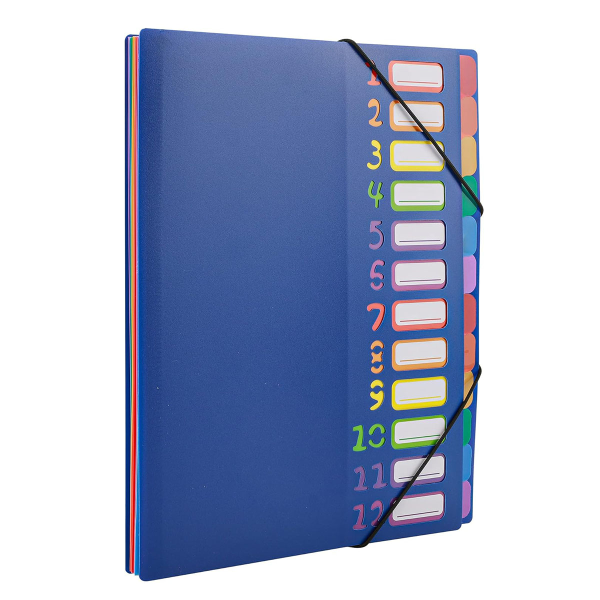 A4 サイズ レインボー タブ 拡張ファイル フォルダー - - Tab Divider A4 のレビューと価格
