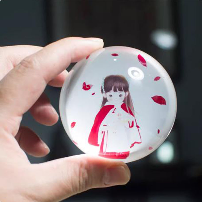 創造的な中国風クリスタルペーパーウェイト、書道や絵画用の透明 - Paper Weight Crystal のレビューと価格